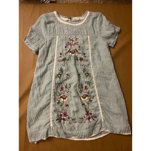 Women's Umgee Floral Denim Dress Size Small